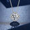Thumbnail: D Color Lab Grown Diamond Necklace 925 Silver Delicate Moissanite Necklace