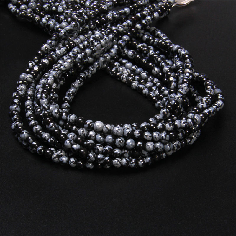 Miniaturbild: 4mm Natural Gemstone Beads Round Loose Beads For Jewelry Making Bracelet 15.5''