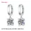Thumbnail: Trendy 0.5-1CT D Color Moissanite Diamond Drop Earrings for Women Ear Fine Jewel