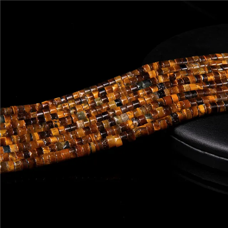 Miniaturbild: 4X2Mm Natural Stone Spacer Bead Multicolor FlatDisc Round Quartz Jade Loose Bead