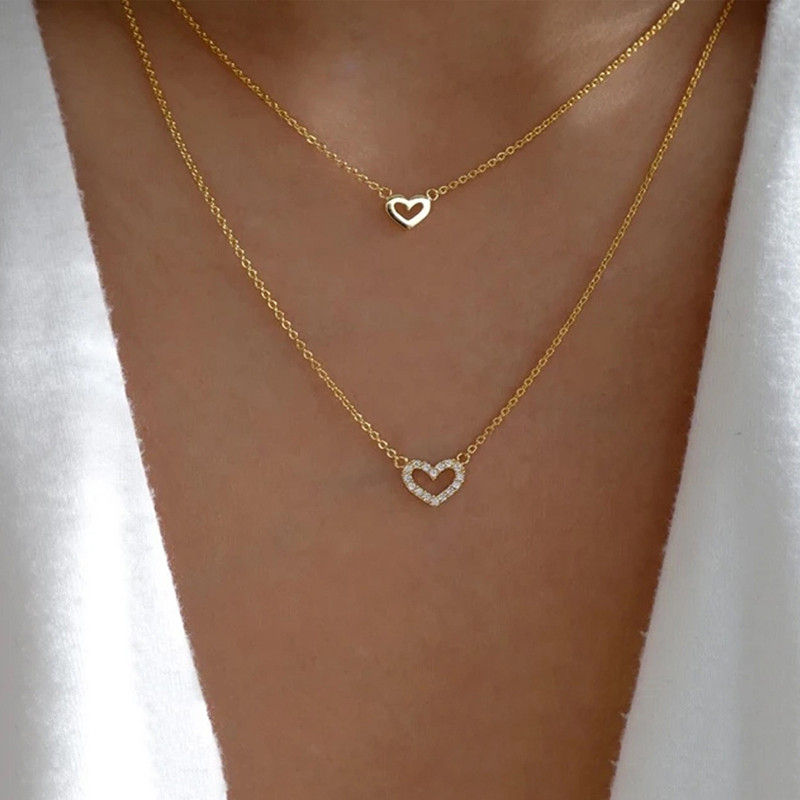 Miniatura: Vintage Bohemian Multilayer Minimalist Necklace for Women Stick Pendant Chain