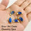 Miniature : Lapis Lazuli Pendant Charms – Heart, Oval, Bullet Shapes for DIY Jewelry