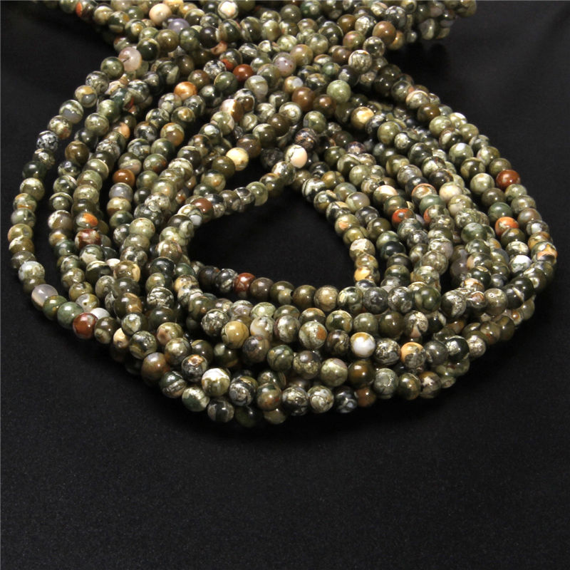 Miniaturbild: 4mm Natural Gemstone Beads Round Loose Beads For Jewelry Making Bracelet 15.5''