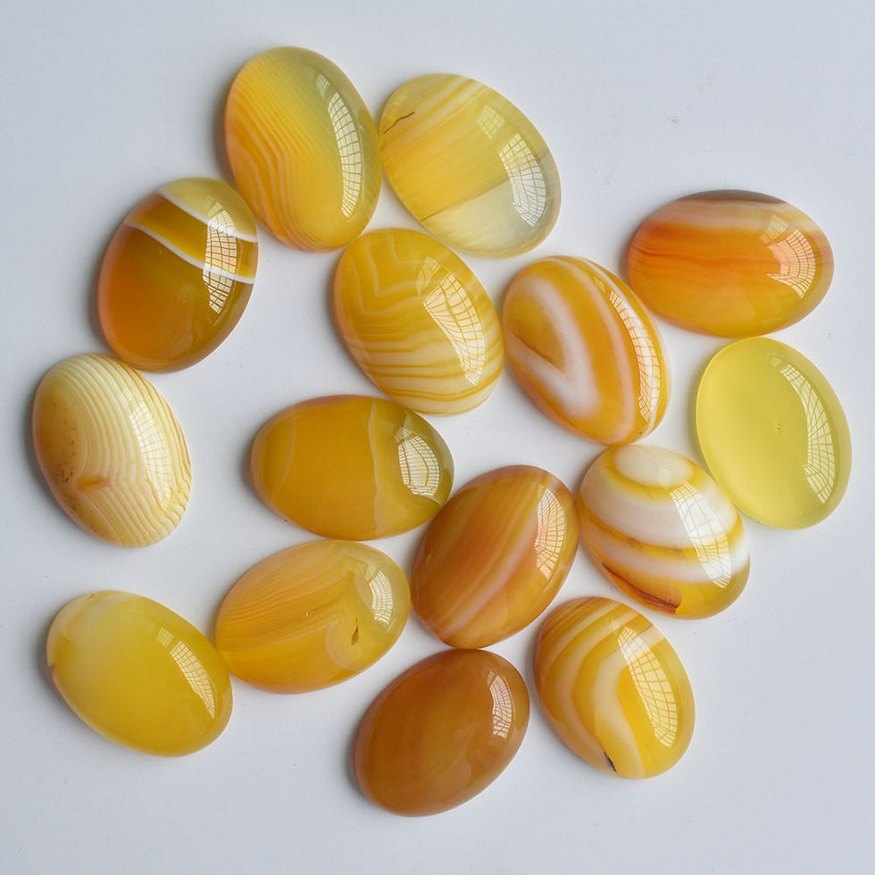 Miniaturbild: Wholesale 30pcs 18x25mm natural gemstones mixed oval CABOCHON bead for jewelry 