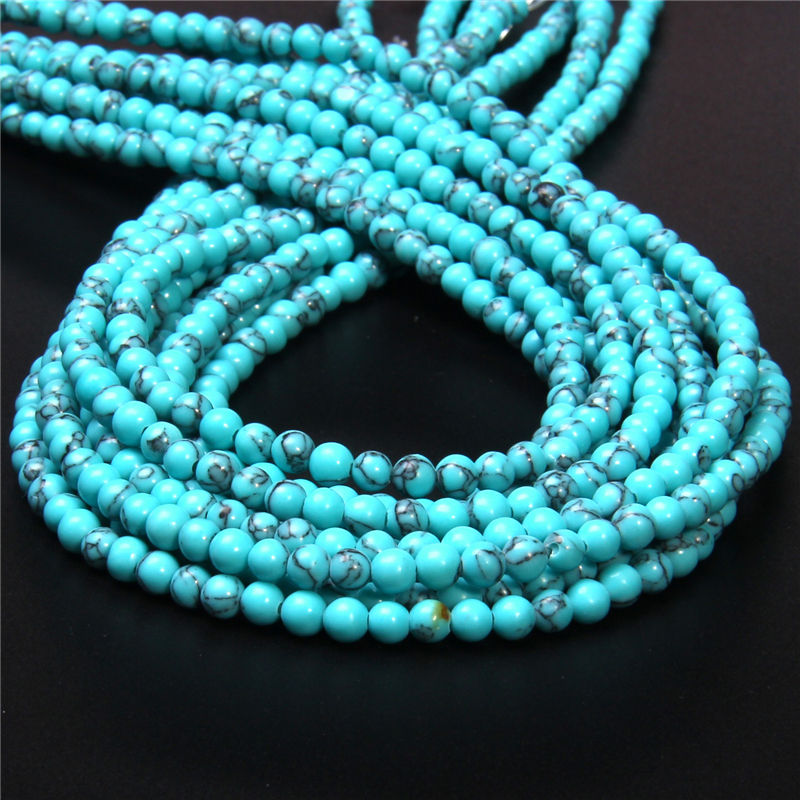 Miniaturbild: 4mm Natural Gemstone Beads Round Loose Beads For Jewelry Making Bracelet 15.5''