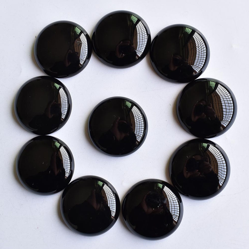 Miniaturbild: Wholesale 10pcs/lot hight quality natural stone mixed round cabochon bead 30mm 