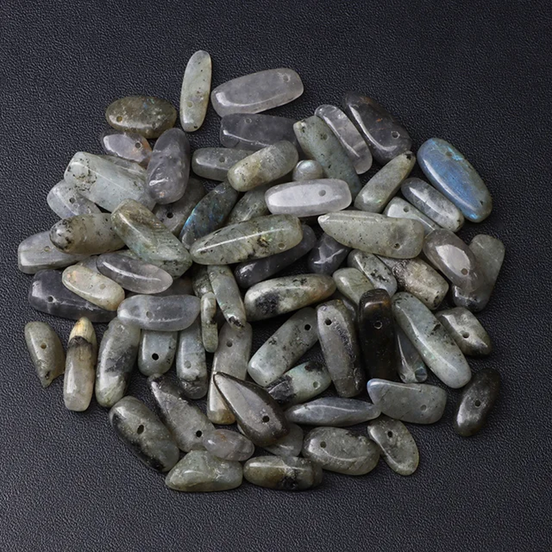 Thumbnail: 20-50Pcs Natural Irregular Teeth Shape Gemstone Bead Point Gemstone Bead Jewelry