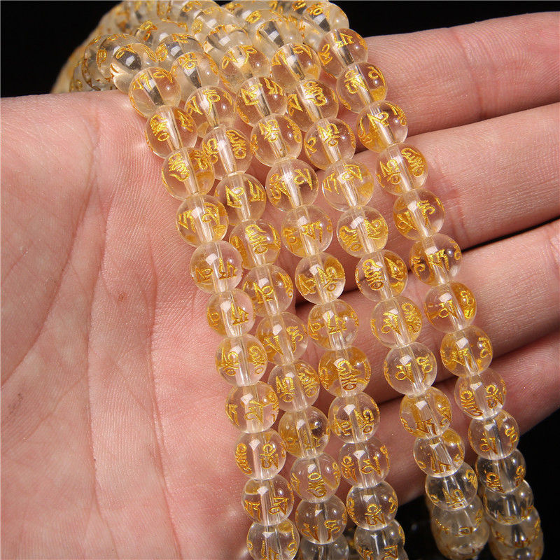Miniaturbild: Feng Shui Obsidian Stone Beads Round Loose Beads 6 8 10MM For Jewelry Making 