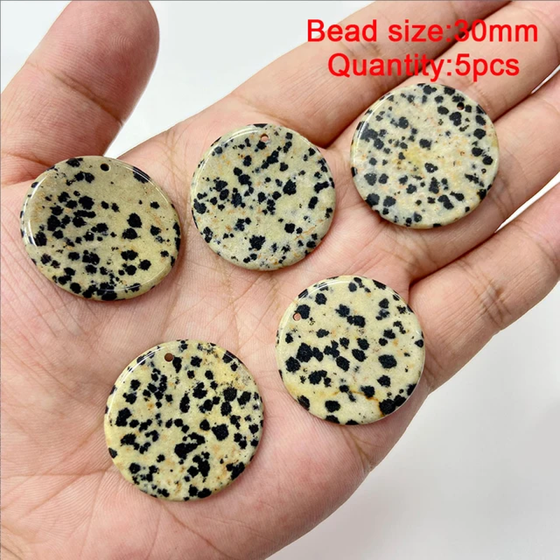Miniaturbild: Natural Dalmation Jaspers Stone Bead Round Tube Square Shape Loose Beaded Fit 