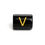 Miniature : 10x13mm Black Gold Color Mixed Letter Glass Bead Tube Column Loose Bead Jewelry 