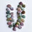 Thumbnail: Wholesale 29pcs/lot 13X18mm Natural stones colors drop CABOCHON teardrop beads  