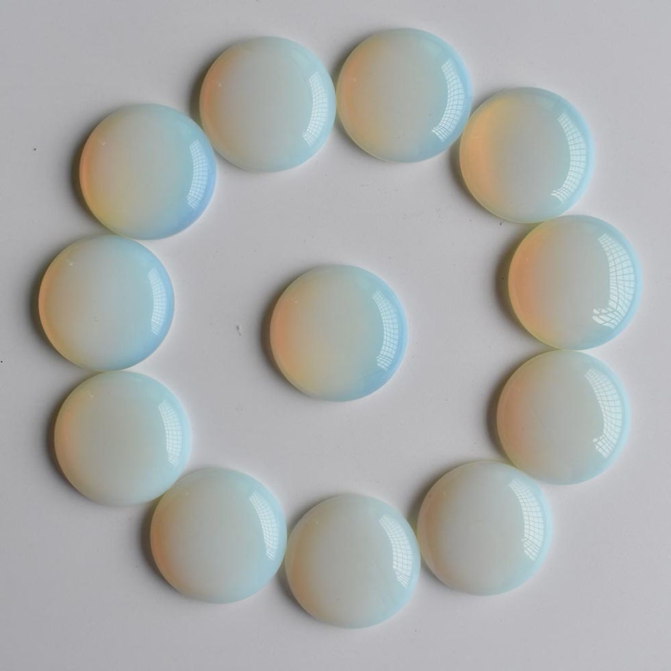 Miniaturbild: Wholesale 12pcs/lot 2020 natural stone mixed round cabochon beads 25mm for DIY 