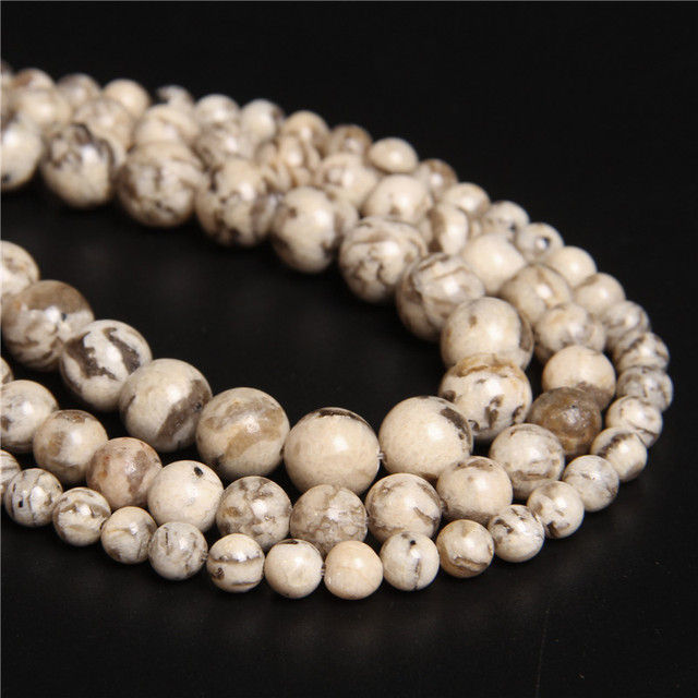 Miniaturbild: Wholesale Natural Gemstone Round Bead Howlite Turquoises Quartz Stone Beads 
