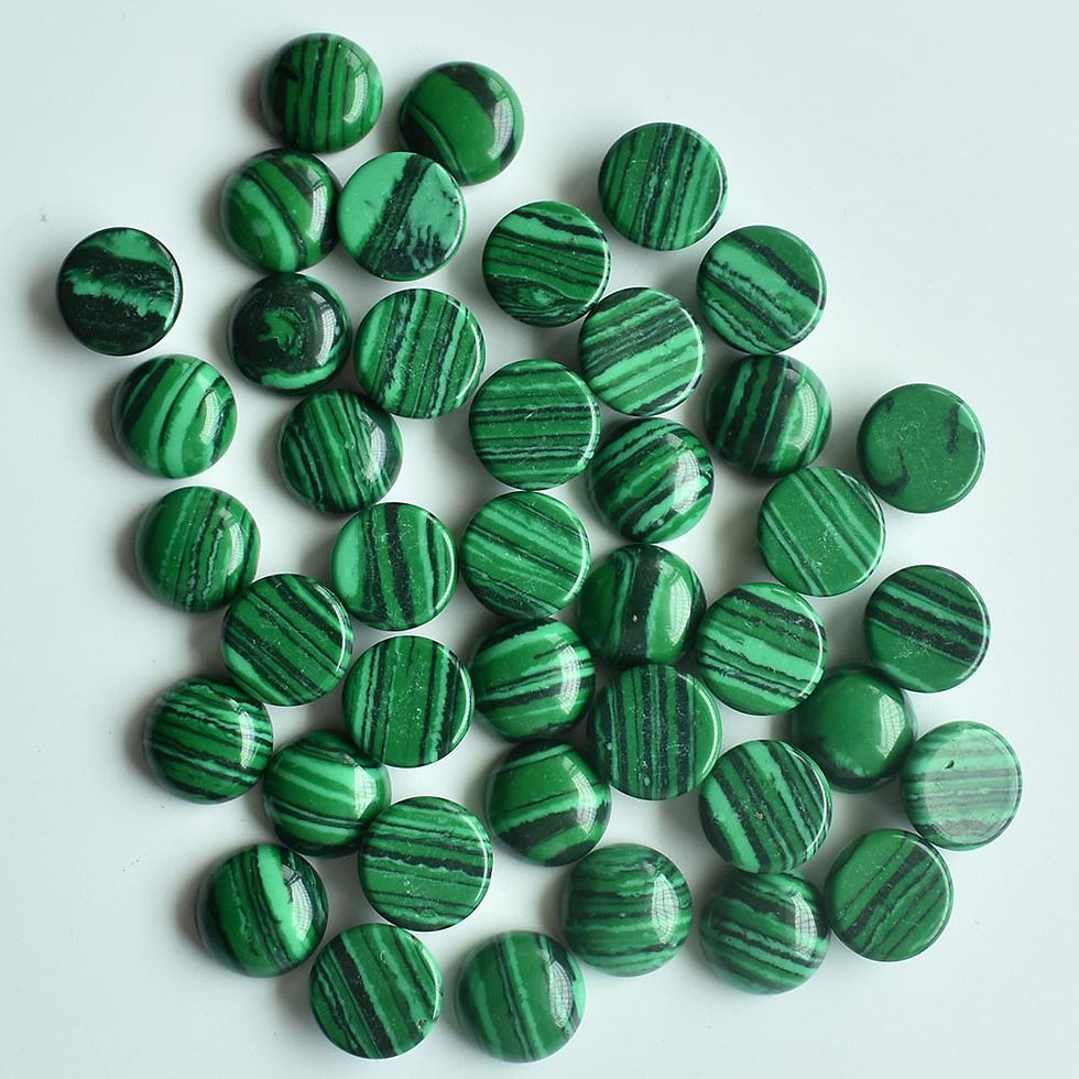 Miniaturbild: mixed round cobochon natural stone beads for jewelry 12mm wholesale 50pcs/lot 