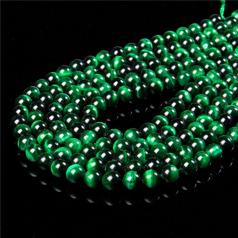 Miniaturbild: Natural Multicolor Tiger Eye Round Beads 19cm Strand 6 8 10MM For Jewelry Making