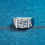 Thumbnail: 100% S925 Sterling Silver Ring 1 Carat Moissanite Diamond Rings for Women Men Co