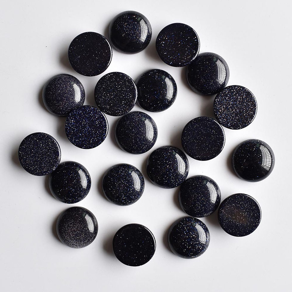 Miniaturbild: Wholesale 50pcs/lot natural mix round cabochon stone beads 16mm for jewelry 