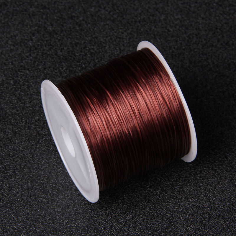 الصورة المصغرة: Elastic Crystal Beading Cord 0.8mm Stretch Thread String Cord Line 50Meter/Roll