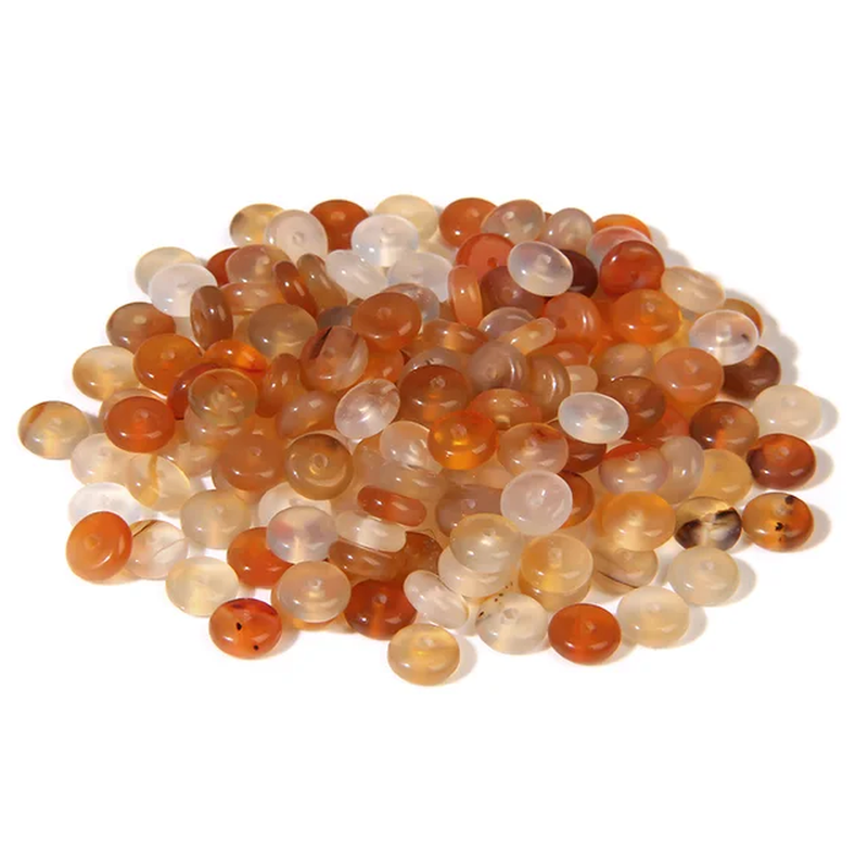Miniaturbild: 2*6MM Natural Gemstone Beads Agates Tiger Eye Jades Heishi Flat Clips Loose Bead