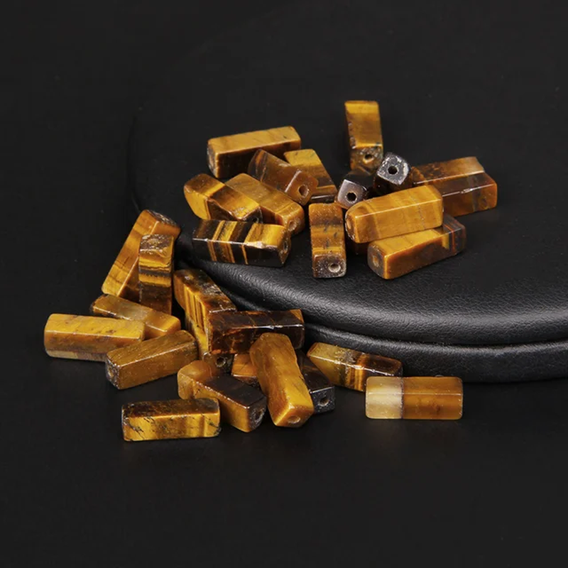 Miniaturbild: 13X4Mm Imperial Agates Spacer Beads Flat Rectangle Tube Natural Stone Loose Bead
