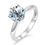 Miniaturbild: Luxury 0.5-5CT Moissanite Diamond Solitaire Rings for Women Gift Real 925 Silver