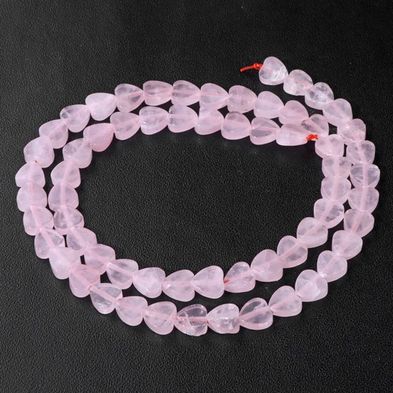 Miniatura: Natural Muticolor Gemstone Bead Heart Love Shape Flat Loose Bead for Jewelry 6MM