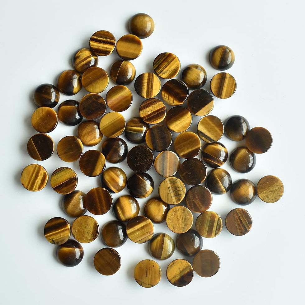 Miniaturbild: mixed round cobochon natural stone beads for jewelry 12mm wholesale 50pcs/lot 