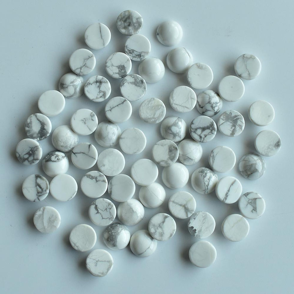 Miniaturbild: Natural stone mixed round cabochon beads for DIY 10mm wholesale 50pcs/lot 