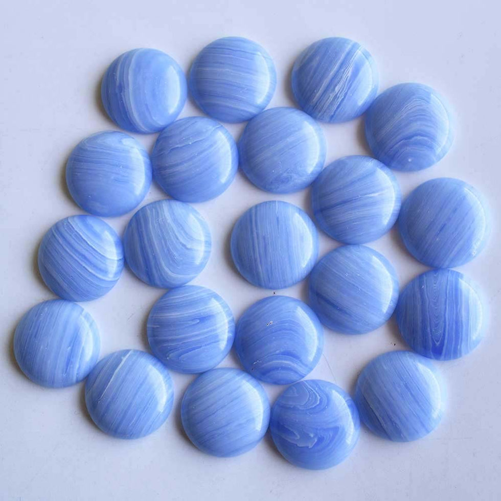 Miniaturbild: Wholesale 24pcs/lot Opal Malachite Tiger Eye natural stone mixed cabochon 20mm 