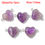 Miniature : Fashion Amethyst Gemstone Pendant – Purple Quartz Charm for DIY Jewelry