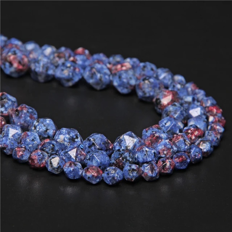 Thumbnail: Natural Aquamarine Faceted Gemstone Bead 8MM Apatite Amethyst Loose Beads Charm 
