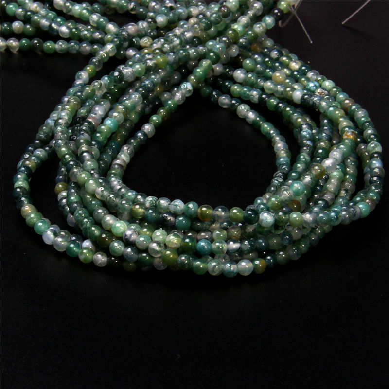 Miniaturbild: 4mm Natural Gemstone Beads Round Loose Beads For Jewelry Making Bracelet 15.5''