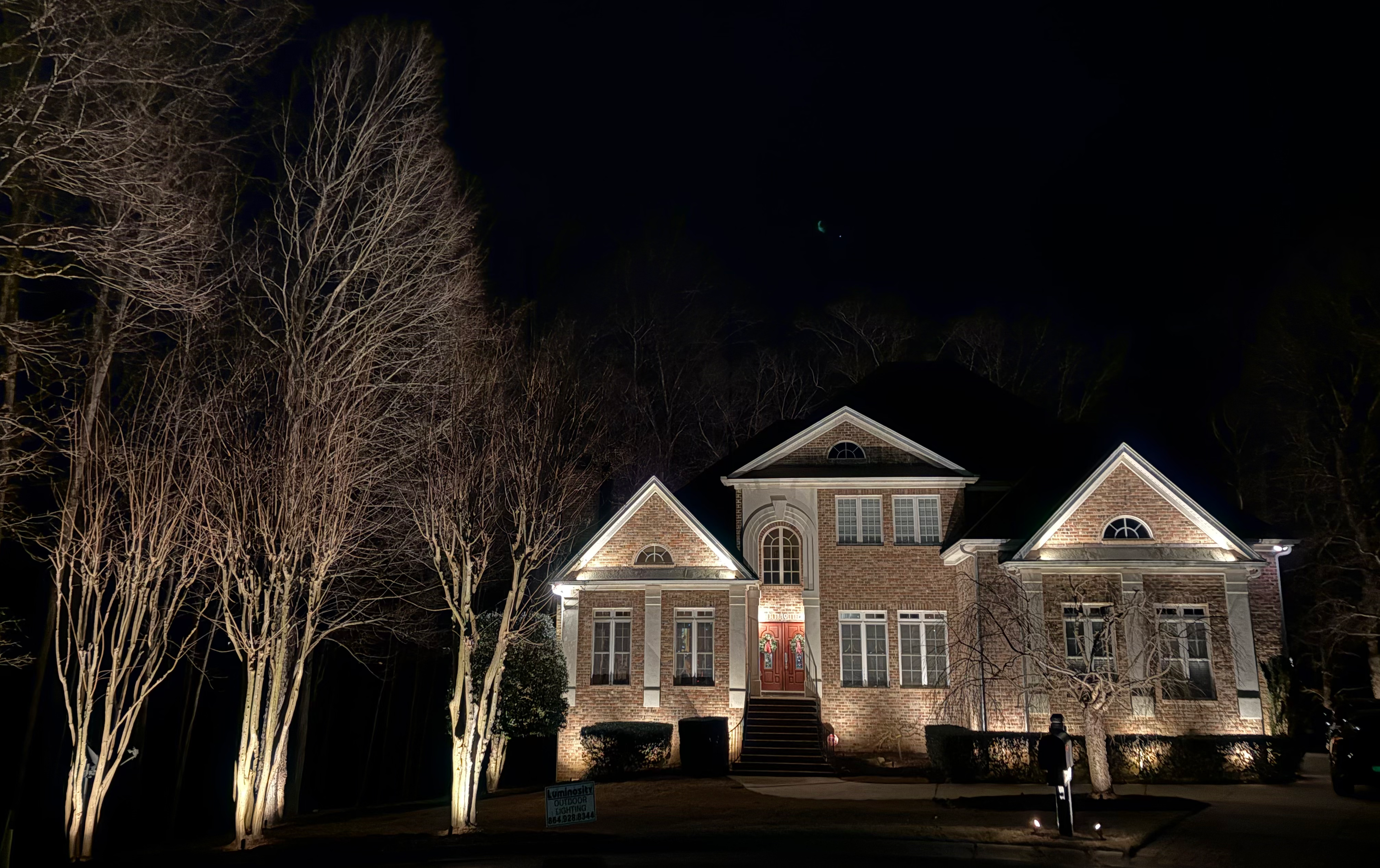 Landscape lighting installation Greer SC