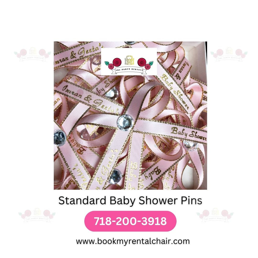 NY or NJ Own Transport - Standard Baby Shower Pins