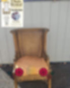 FOR NJ CUSTOMERS ONLY - Wicker Armchair - Honey Brown (DELIVERY NOT INCLUDED)