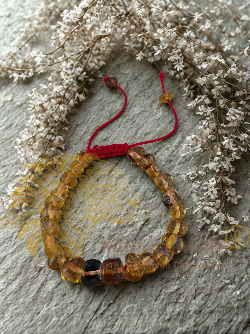 Miniatura: Pulsera de Ámbar en corte de Donas | Tejida