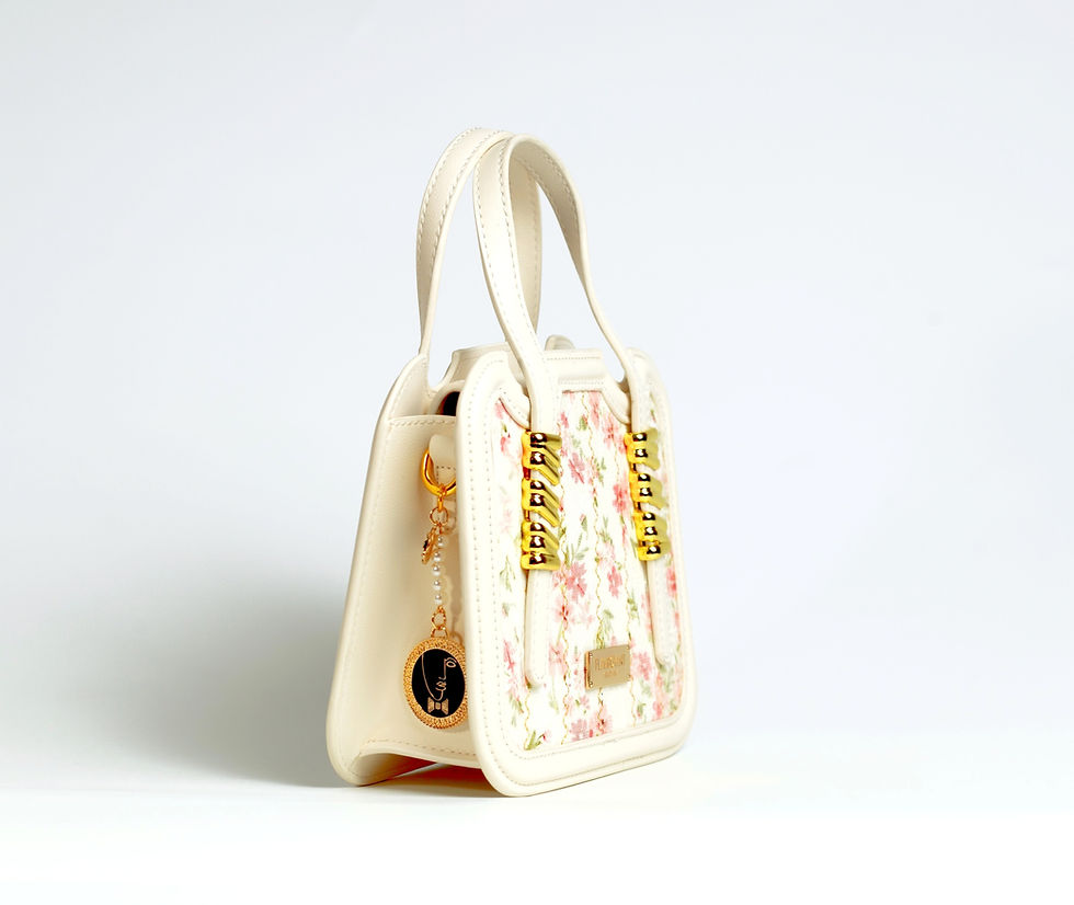 Thumbnail: FLAMBOYANT® - Mesh Floral Print handbag
