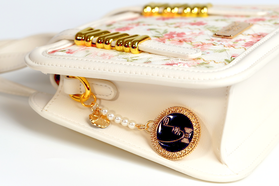 Thumbnail: FLAMBOYANT® - Mesh Floral Print handbag