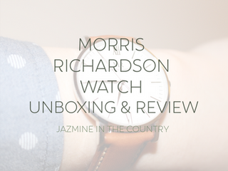 Morris Richardson Watches Unboxing & Review