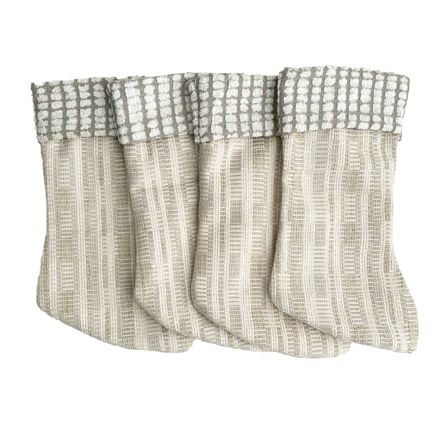 Upcycled Stocking Set of 4