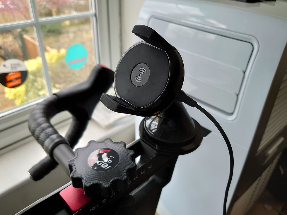 Thumbnail: Dashboard phone holder adapter for Wattbike Atom