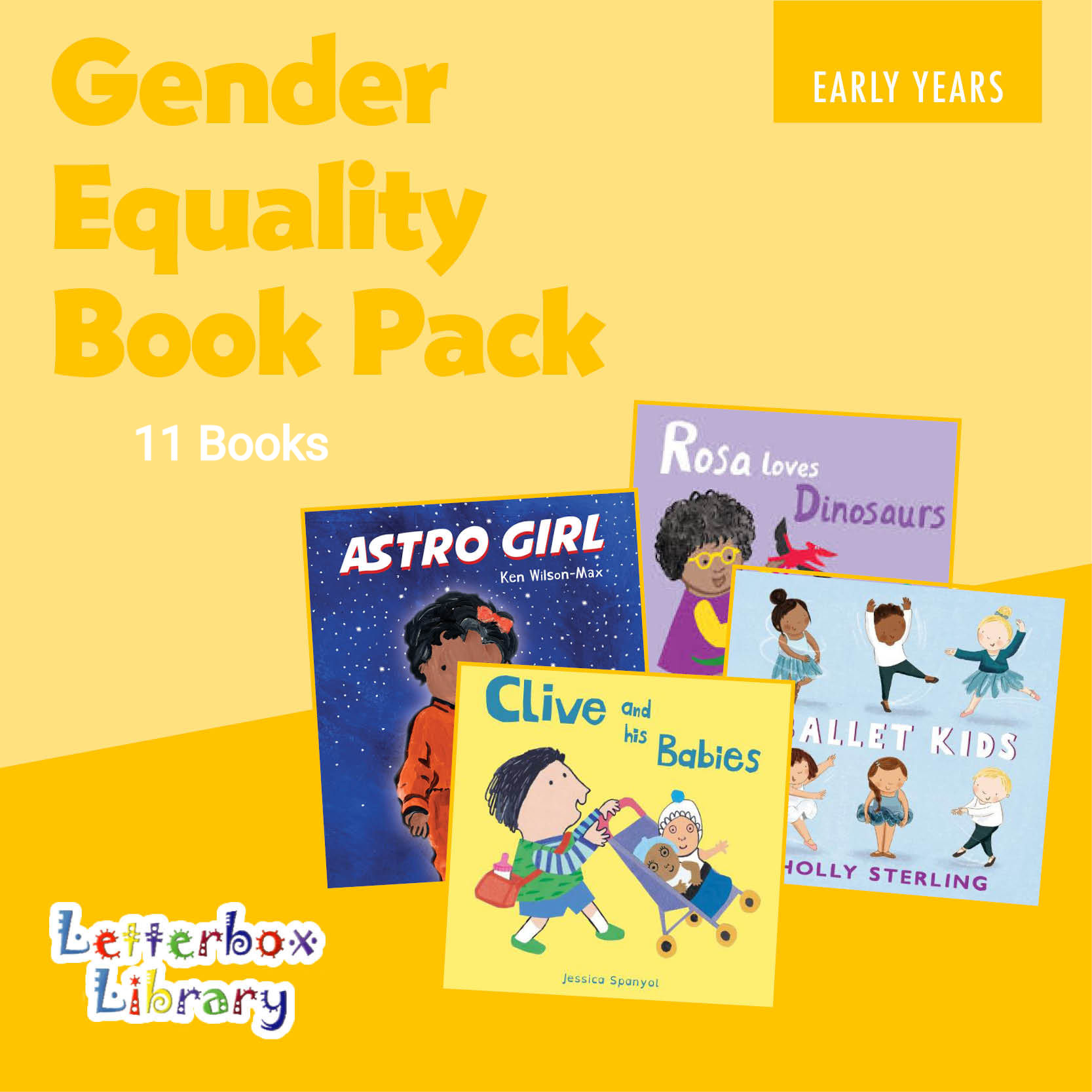 EARLY YEARS GENDER EQUALITY PACK Early Years (Ages Birth-5) *11 Books*