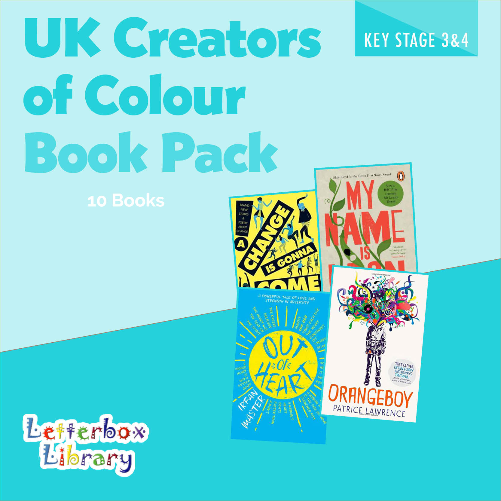 UK VOICES: BRITISH CREATORS OF COLOUR PACK Secondary Key Stage 3 & 4 (Ages 11+)