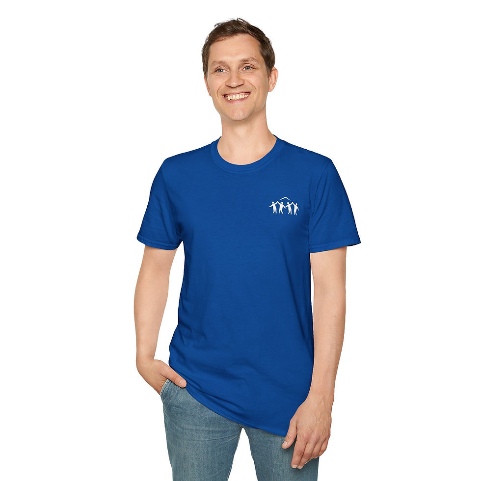 Thumbnail: WCDC Lapel & Back Unisex Softstyle T-Shirt