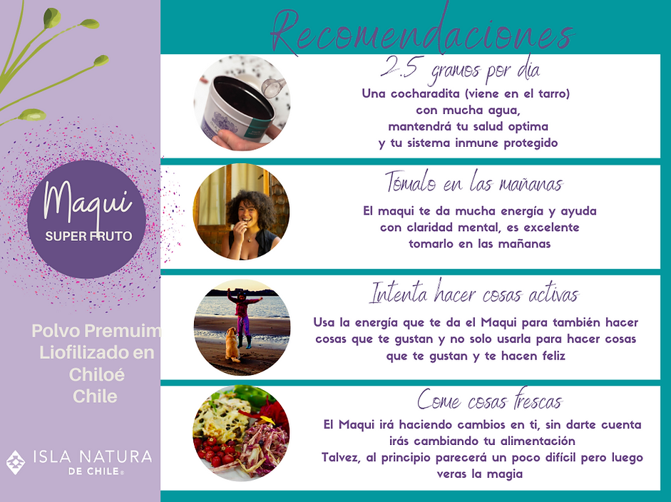 Recomendaciones Maqui Organico .png