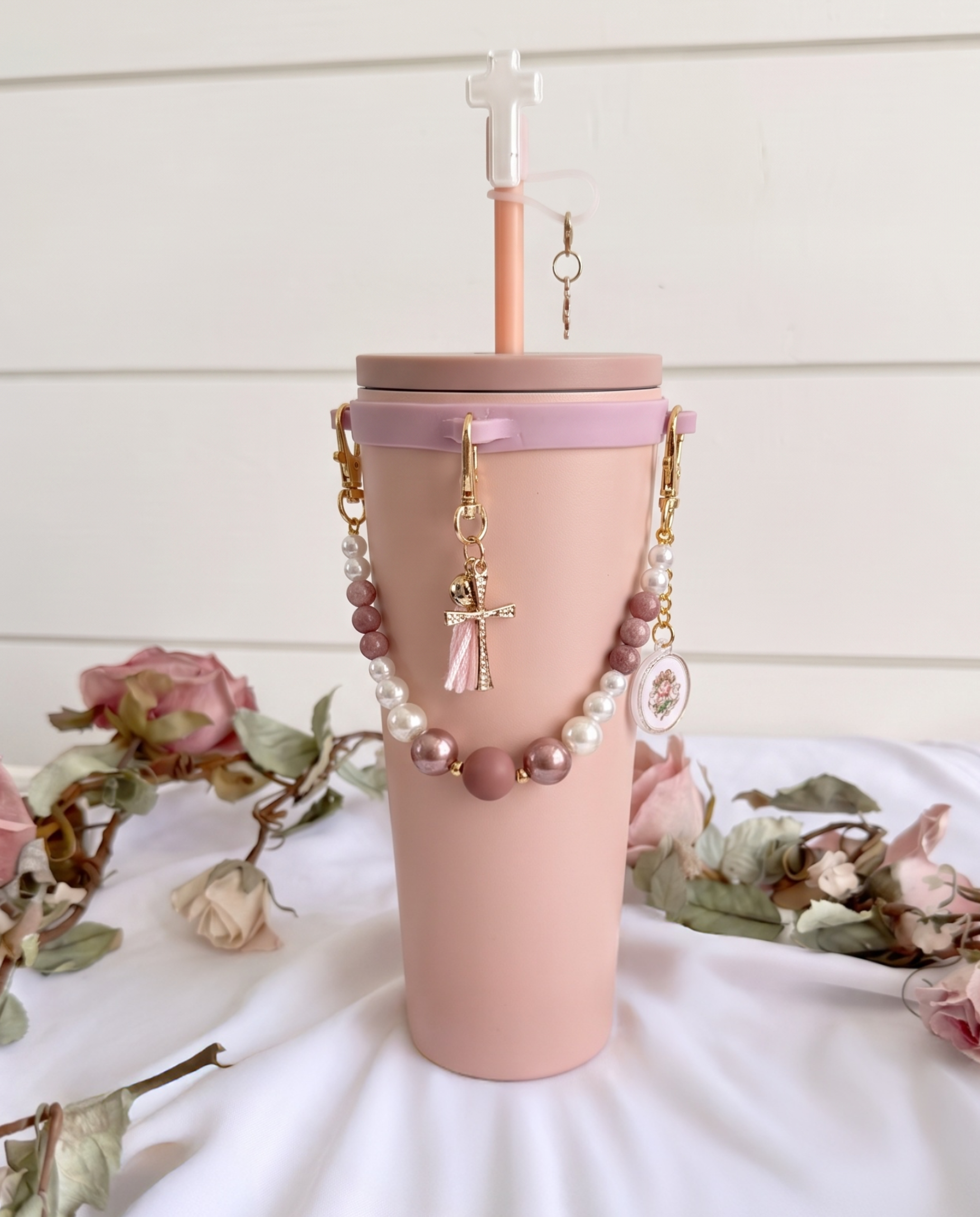 Blush Sparrow 24 oz Insulated Tumbler & Accessory Set