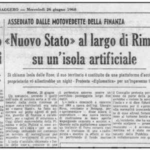 GIORNO PER GIORNO 24 giugno - Un’utopia che scatena la guerra