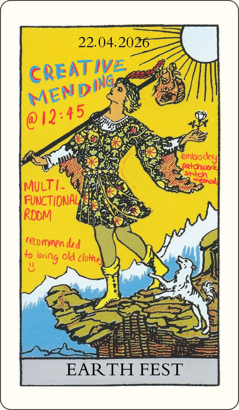 Earth Fest - Creative Mending Workshop (with Arts&Crafts Co)