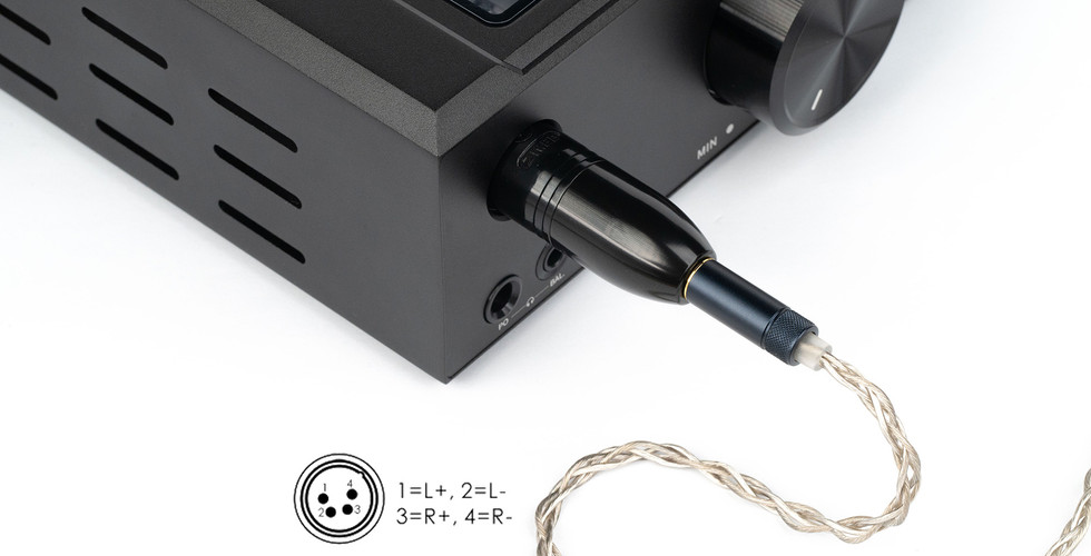 FIIO XLR 4 Pin to 4.4mm Balanced Adapter LX-4.4M