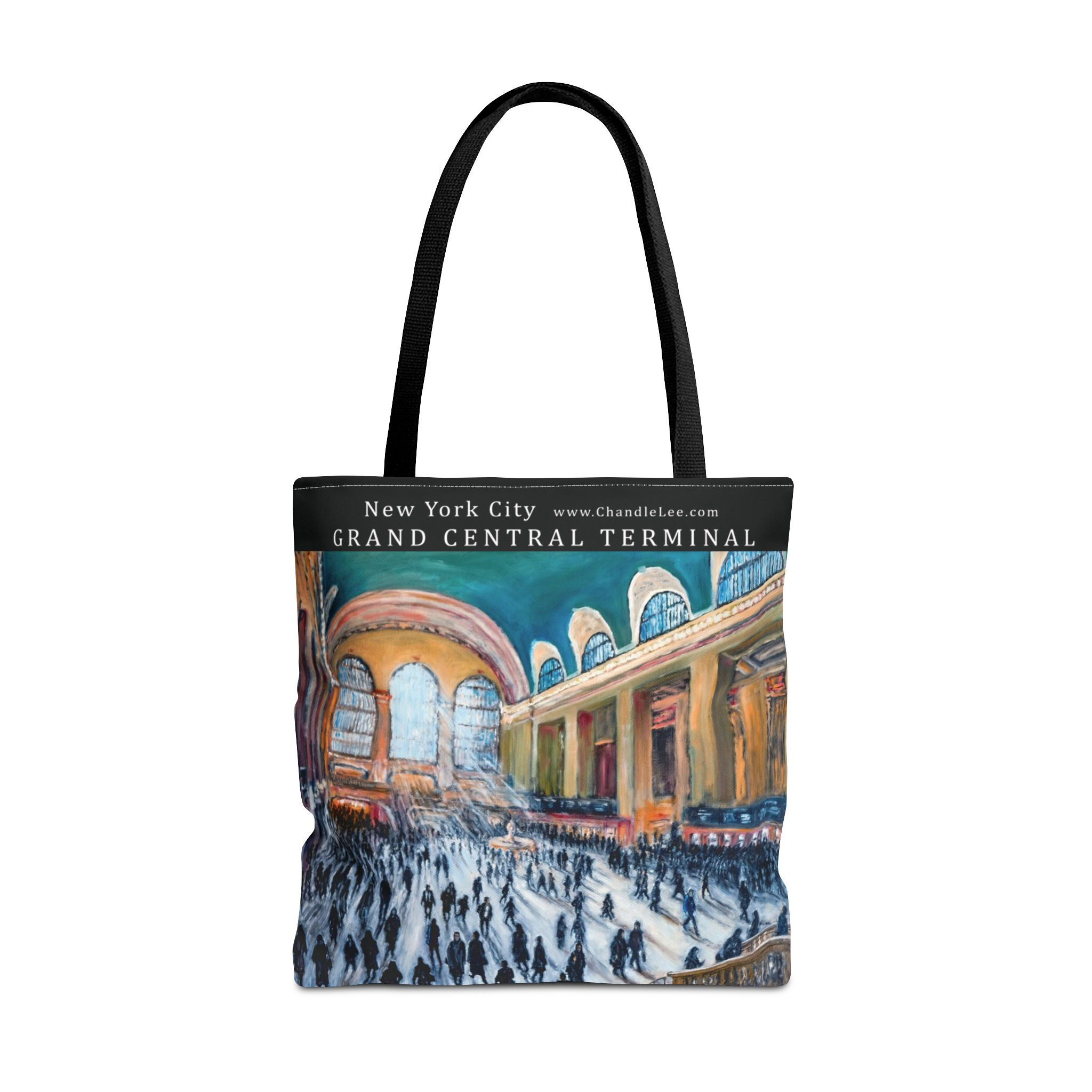 Grand Central Terminal Tote Bag - Morning Rush Hour Painting by Chandle Lee